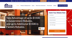 Desktop Screenshot of hometechwindowsanddoors.com